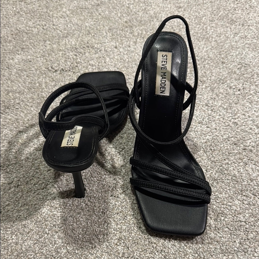 Steve Madden Black Modern Heels